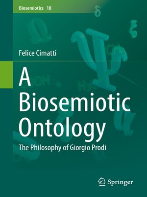 cover image of A Biosemiotic Ontology